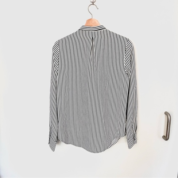 women’s tie neck business casual blouse - Picture 6 of 10